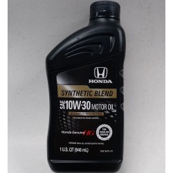 HONDA 10W-30 ENGINE OIL QT SYNTHETIC BLEND