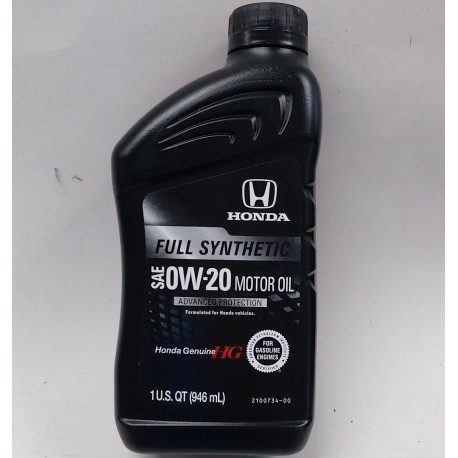 HONDA 0W-20 ENGINE OIL QT