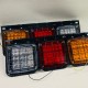 UNIVERSAL LED TAIL LAMP PAIR 12V-24V 20 X 8 INCHES