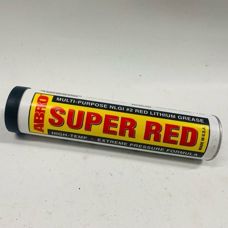 ABRO SUPER RED MULTI-PURPOSE RED LITHIUM GREASE 14OZ