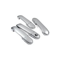 NISSAN TIIDA OUTER DOOR HANDLES CHROME COVERS SET