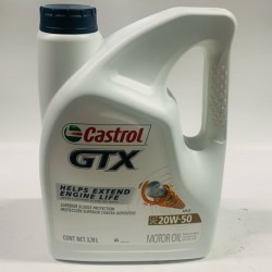 CASTROL 20W-50 GTX MOTOR OIL 3.78L GALLON