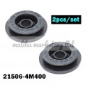 PAIR TOP SUPPORT BUSHING RADIATOR NISSAN B15 N16 Y11 G11 C11 Y12 E11 Z11 Z12 B30 K12 P12 C25 J31 J32 T30 T31