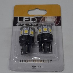 LED DOUBLE CONTACT CAPLESS BULB PAIR